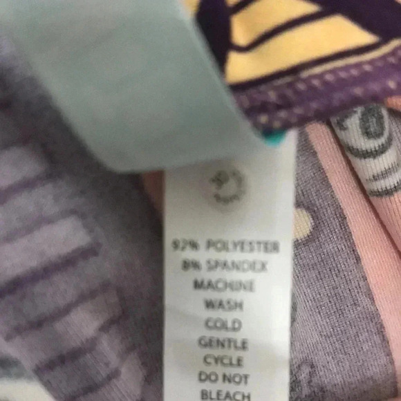 LULAROE HALLOWEEN SKELETON LEGGINGS TALL CURVY 2 CLEAN NO PILLING SOFT COMFY - Picture 13 of 13